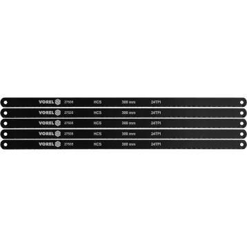 ПОЛОТНО ПО МЕТАЛУ 5 ШТ. 300X12.6X0.65 MM ПОЛОТНО ПО МЕТАЛУ 5 ШТ. 300X12.6X0.65 MM
