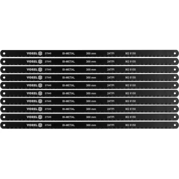 ПОЛОТНО ПО МЕТАЛУ 10 ШТ. 300X12.6X0.65 MM ПОЛОТНО ПО МЕТАЛУ 10 ШТ. 300X12.6X0.65 MM