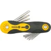 КЛЮЧІ TORX T9-T40, CR-V, НАБІР 8 ШТ. КЛЮЧІ TORX T9-T40, CR-V, НАБІР 8 ШТ.