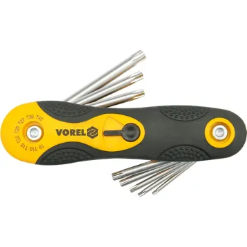 КЛЮЧІ TORX T9-T40, CR-V, НАБІР 8 ШТ. КЛЮЧІ TORX T9-T40, CR-V, НАБІР 8 ШТ.