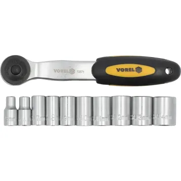 ТРІСКАЧКА 1/4'' З НАСАДКАМИ 5-14 ММ ТРІСКАЧКА 1/4'' З НАСАДКАМИ 5-14 ММ