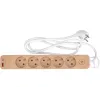 PRZEDŁUŻACZ Z USB LISTWA ZASILAJĄCA 5 GNIAZD Z/U 1,4M IMITACJA DREWNA PRZEDŁUŻACZ Z USB LISTWA ZASILAJĄCA 5 GNIAZD Z/U 1,4M IMITACJA DREWNA