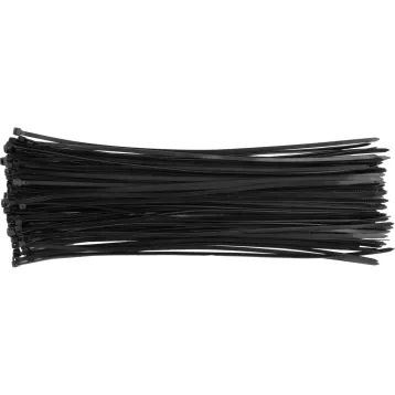 ХОМУТИ ПЛАСТИКОВІ 200X2,5 100 ШТ. ЧОРНІ ХОМУТИ ПЛАСТИКОВІ 200X2,5 100 ШТ. ЧОРНІ