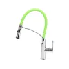 НАСТІННИЙ ЗМІШУВАЧ ДЛЯ КУХОННОЇ РАКОВИНИ З ГНУЧКИМ ВИЛИВОМ FLEXIBLE 2-GREEN