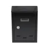 ПОШТОВА СКРИНЬКА 285X200X60 ММ ЧОРНА ПОШТОВА СКРИНЬКА 285X200X60 ММ ЧОРНА