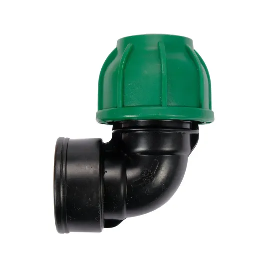 КОЛІНО ДЛЯ ТРУБ PP 90° GW 25 ММ X 1''