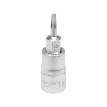 ГОЛОВКА ТОРЦЕВА З НАСАДКОЮ TORX 1/4'' T8 L37 ММ ГОЛОВКА ТОРЦЕВА З НАСАДКОЮ TORX 1/4'' T8 L37 ММ
