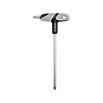КЛЮЧ HEX Т-ПОДІБНИЙ З РУКОЯТКОЮ T50 КЛЮЧ HEX Т-ПОДІБНИЙ З РУКОЯТКОЮ T50