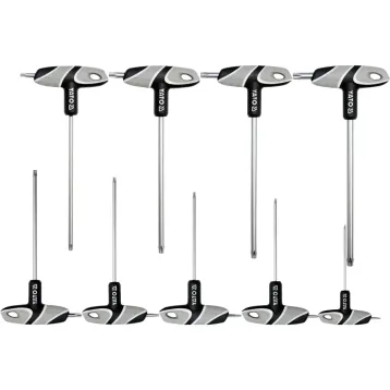 НАБІР КЛЮЧІВ TORX З РУКОЯТКОЮ 9 Ч. НАБІР КЛЮЧІВ TORX З РУКОЯТКОЮ 9 Ч.