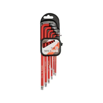 КЛЮЧI IМБУСНI З ПОКРИТТЯМ TORX 10 ЕЛ. КЛЮЧI IМБУСНI З ПОКРИТТЯМ TORX 10 ЕЛ.