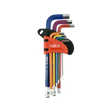 КЛЮЧI IМБУСНI, КУЛЯ 1,5-10 ММ, 9 ШТ. КЛЮЧI IМБУСНI, КУЛЯ 1,5-10 ММ, 9 ШТ.