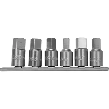 КОМПЛЕКТ З 6 КЛЮЧІВ ДЛЯ ПРОБКИ ЗЛИВУ 3/8'' КОМПЛЕКТ З 6 КЛЮЧІВ ДЛЯ ПРОБКИ ЗЛИВУ 3/8''