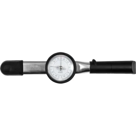 КЛЮЧ ДИНАМОМЕТРИЧНИЙ 1/4'' 0.5-5 НМ З ЦИФЕРБЛАТОМ