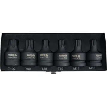 НАБІР УДАРНИХ ТОРЦЕВИХ КЛЮЧІВ 3/4'' TORX/SPLINE НАБІР УДАРНИХ ТОРЦЕВИХ КЛЮЧІВ 3/4'' TORX/SPLINE