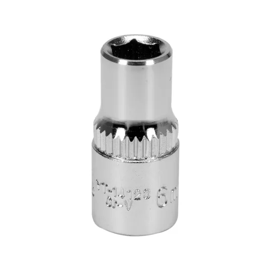 НАСАДКА 6 ММ 1/4'' 6-КУТНА CV КОРОТКА