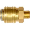 ШВИДКЕ З'ЄДНАННЯ ЛАТУННЕ 1/4'', РІЗЬБА 1/4'' ШВИДКЕ З'ЄДНАННЯ ЛАТУННЕ 1/4'', РІЗЬБА 1/4''