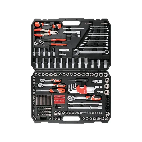 НАБIР ІНСТРУМЕНТІВ 1/4'', 3/8'' І 1/2'', 225 ШТ.