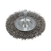 ЩІТКА ТОРЦЕВА З ХВОСТОВИКОМ 75 ММ INOX ДЛЯ ДРИЛЯ