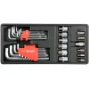 ВКЛАД ДЛЯ ШУХЛЯДИ, КЛЮЧІ HEX, TORX, НАСАДКИ 31 Ч. ВКЛАД ДЛЯ ШУХЛЯДИ, КЛЮЧІ HEX, TORX, НАСАДКИ 31 Ч.