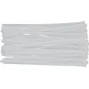 PLA СТРУМКИ ДЛЯ СВЯЗОК, 7.6X300MM 50 ШТ. БІЛІ