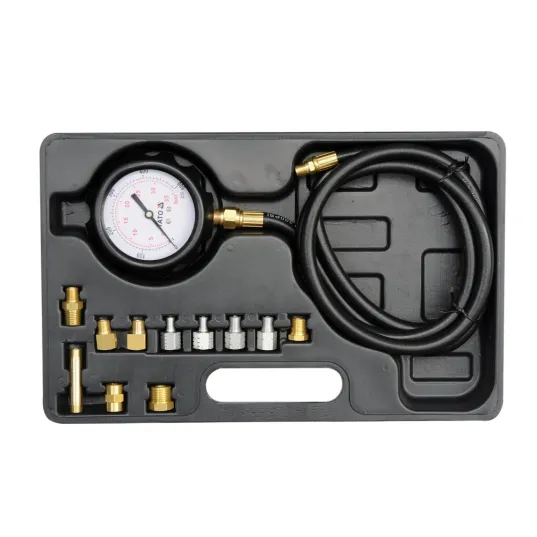 ТЕСТЕР ТИСКУ ОЛИВИ З АДАПТЕРАМИ 0-500 PSI 0-35 BAR