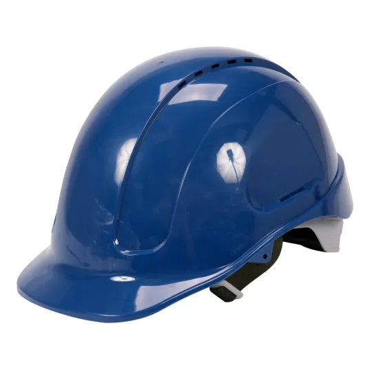 КАСКА ЗАХИСНА БЛАКИТНА, ВИСОКИЙ РІВЕНЬ КОМФОРТУ