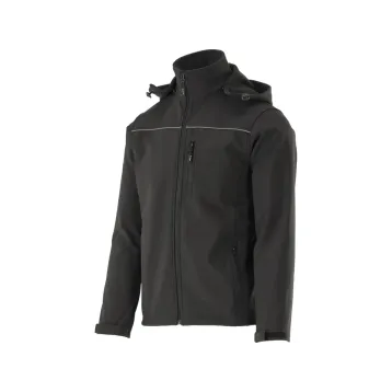 КУРТКА SOFTSHELL, ЧОРНА, РОЗМІР XL КУРТКА SOFTSHELL, ЧОРНА, РОЗМІР XL